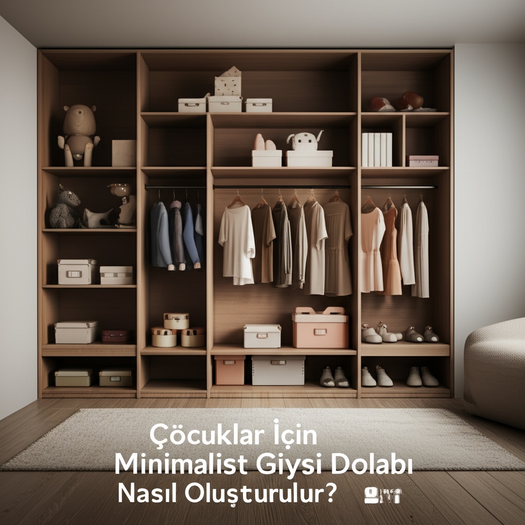 Çocuklar İçin Minimalist Giysi Dolabı Nasıl Oluşturulur?