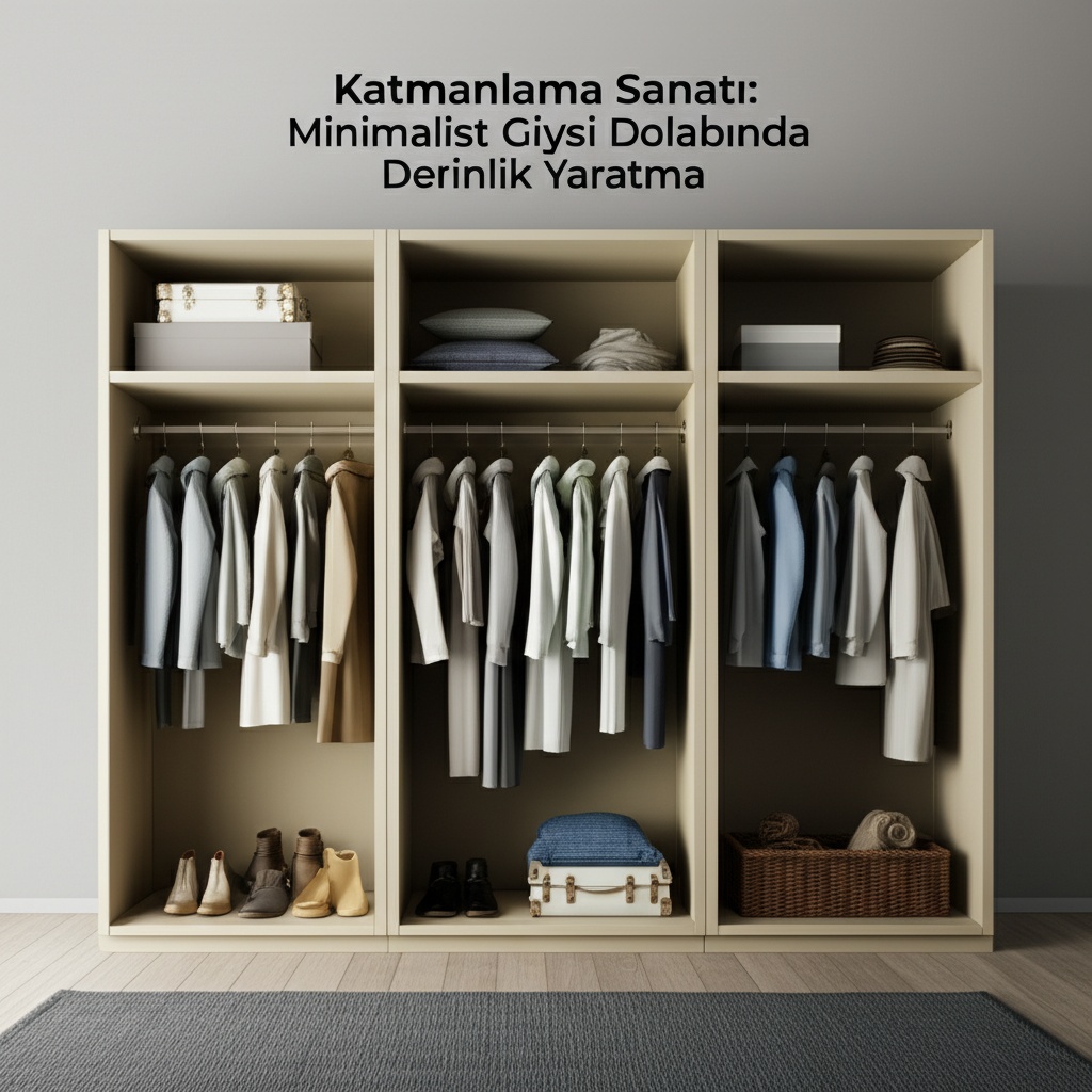 Katmanlama Sanatı: Minimalist Giysi Dolabında Derinlik Yaratma